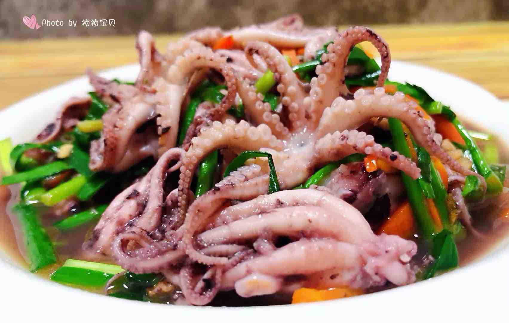 爆炒章魚的做法-家常味炒菜譜