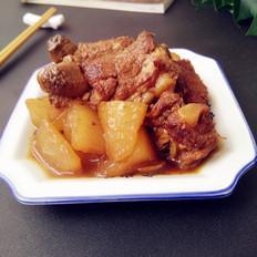 紅燒排骨燴冬瓜的做法-咸鮮味燴菜譜