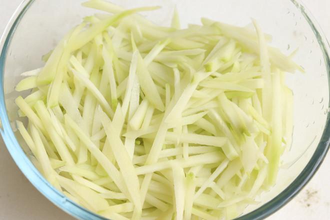 佛手瓜炒肉絲的做法-家常味炒菜譜