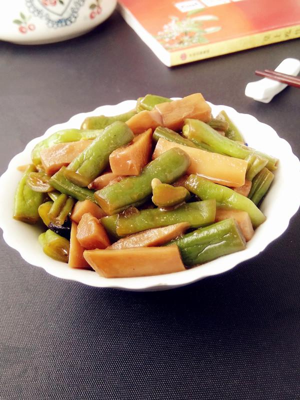 醬香豆角杏鮑菇的做法-家常味燒菜譜