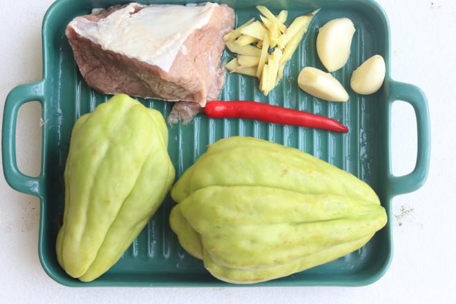 佛手瓜炒肉絲的做法-家常味炒菜譜