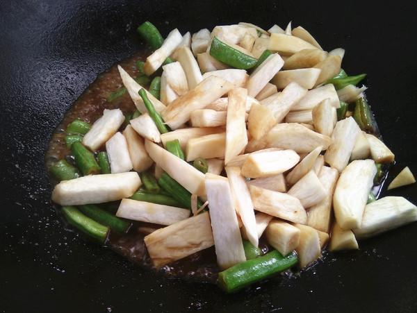 醬香豆角杏鮑菇的做法-家常味燒菜譜