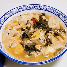 芥菜燉豆腐的做法-咸鮮味燉菜譜