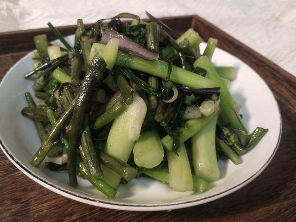 清炒紅菜苔的做法-家常味炒菜譜