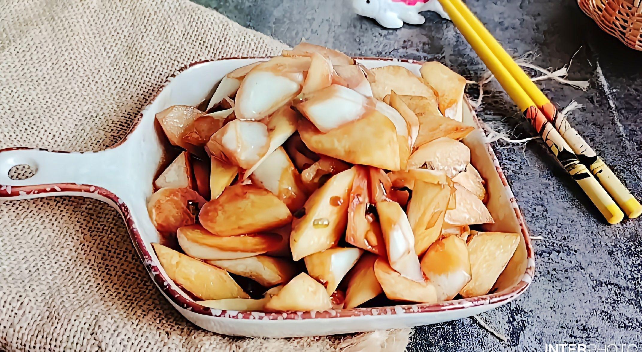 秋冬補虛健體…油燜茭白的做法-咸鮮味燜菜譜