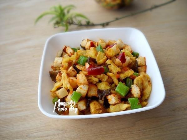 醬香饅頭炒雞蛋的做法-家常味炒菜譜