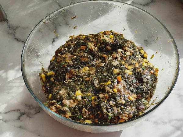 南瓜海麻線蒸餃，今兒立冬吃餃子了嗎？的做法-咸鮮味蒸菜譜