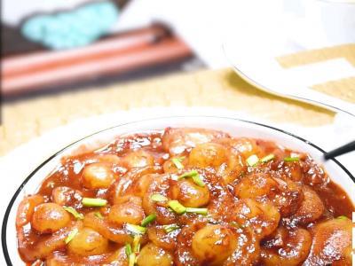 仿香菇土豆的做法-香辣味蒸菜譜