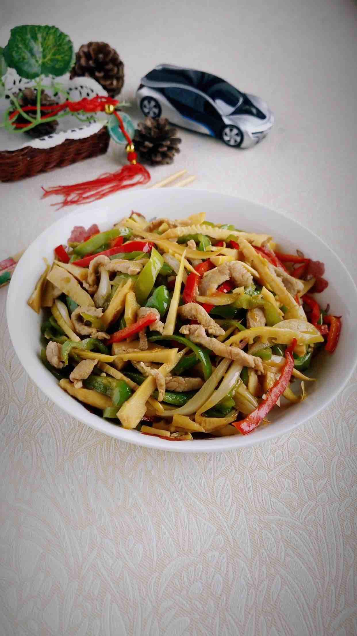 野酸筍肉絲的做法-酸辣味炒菜譜