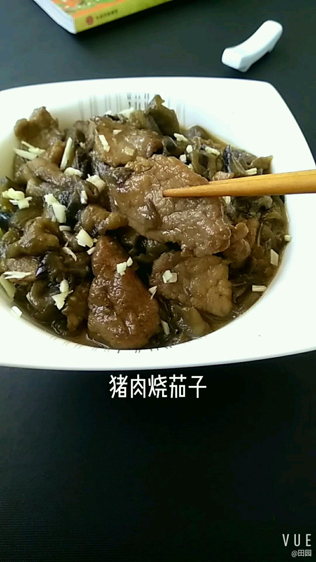 豬肉燒茄子的做法-咸鮮味燒菜譜