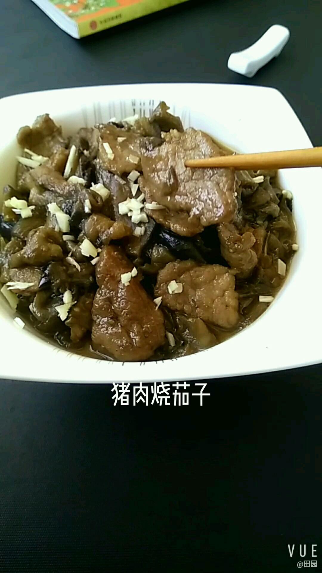 豬肉燒茄子的做法-咸鮮味燒菜譜