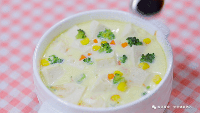 豆腐蒸蛋  寶寶輔食食譜的做法-家常味蒸菜譜