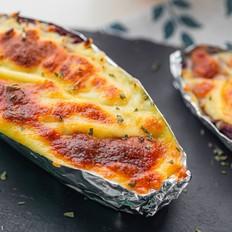 馬蘇里拉芝士焗紫薯的做法-甜味烤食譜