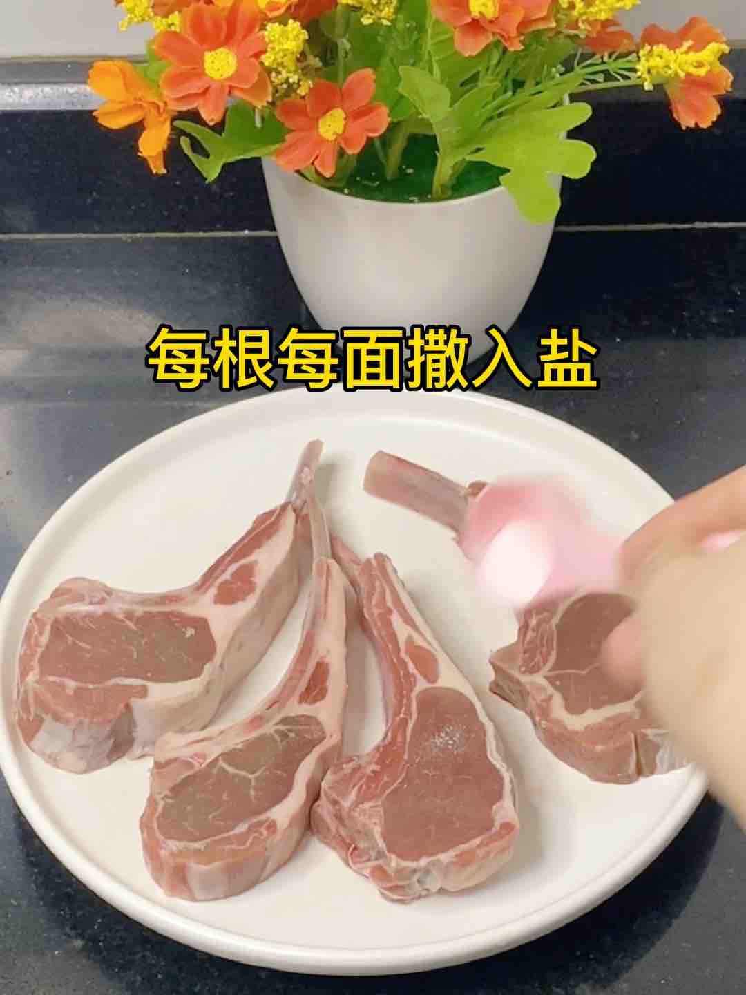 法式小羊排，這樣做??爆汁鮮嫩，超好吃???的做法-家常味煎菜譜