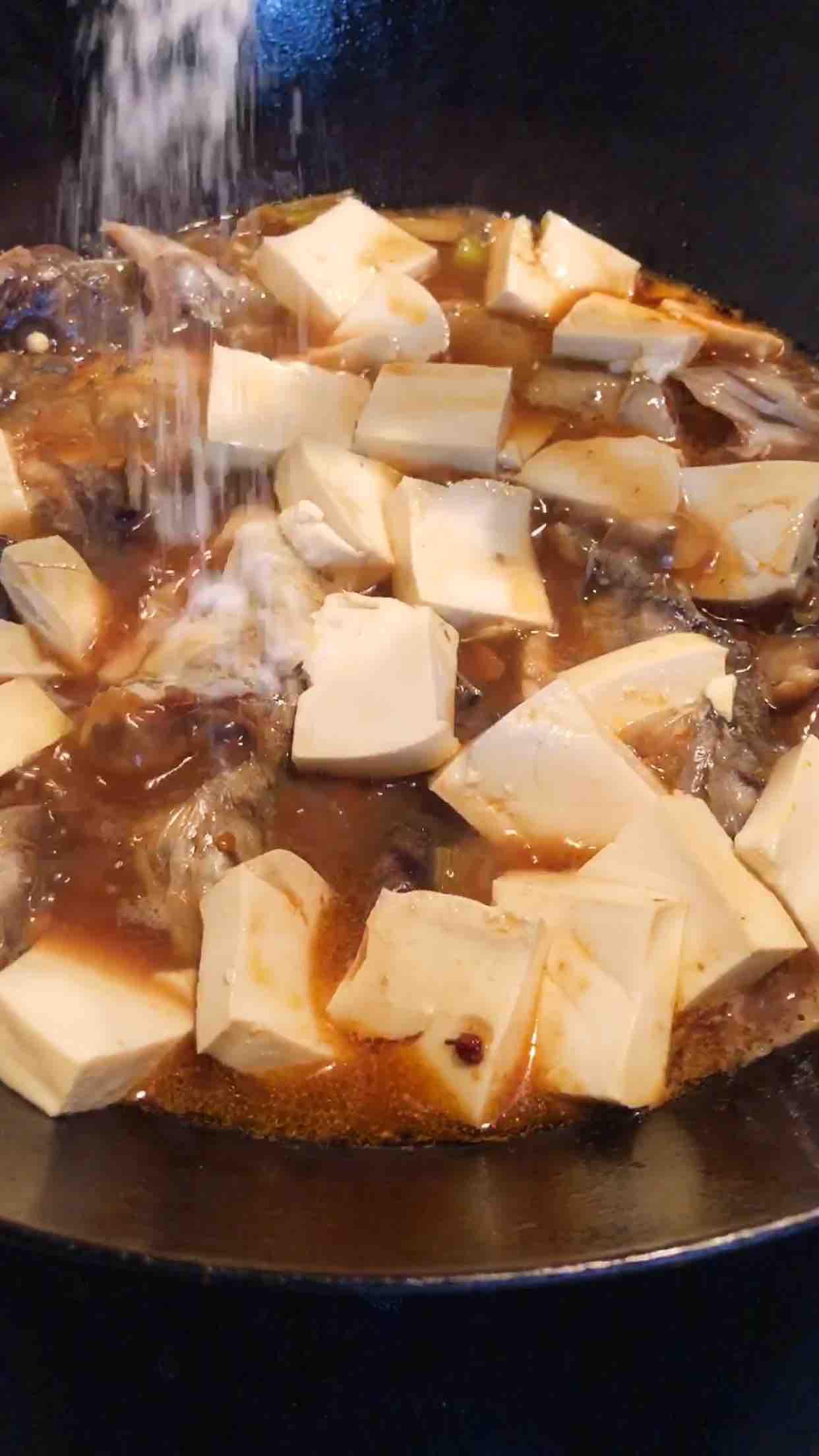 海魚燉豆腐的做法-咸鮮味燉菜譜