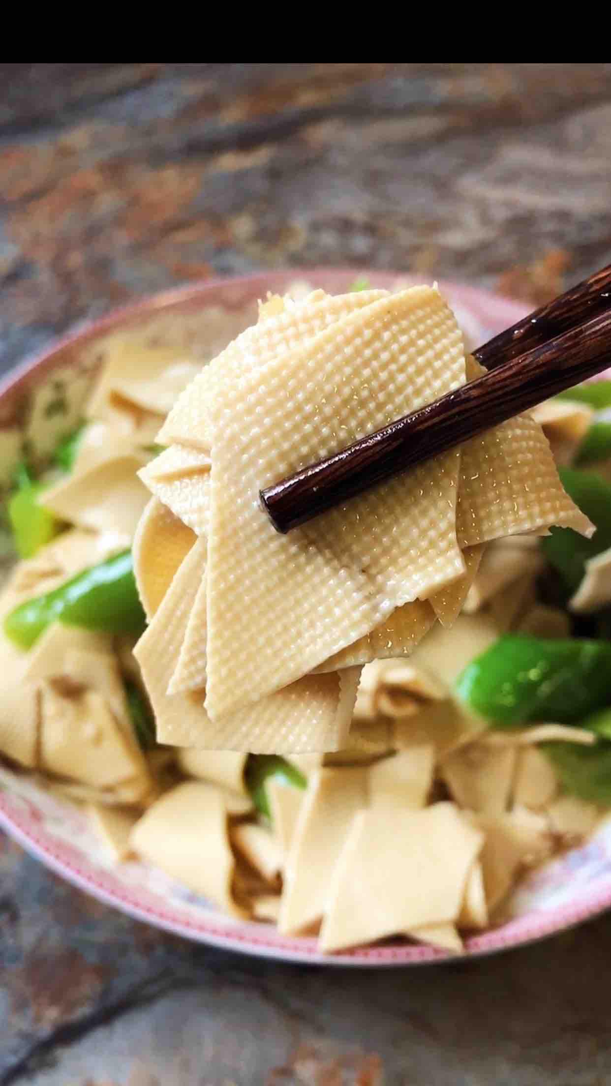 豆皮好吃做法的做法-香辣味炒菜譜