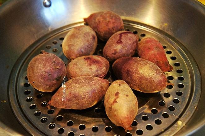 蒸紫薯的做法-甜味蒸菜譜