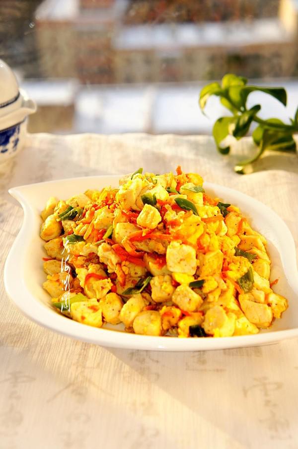 豆腐炒雞蛋的做法-家常味炒菜譜