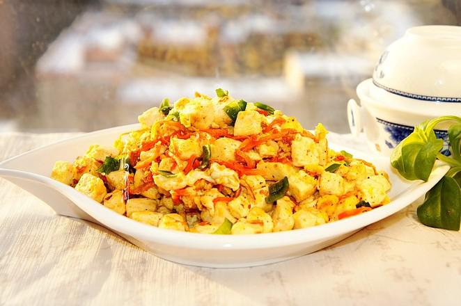 豆腐炒雞蛋的做法-家常味炒菜譜