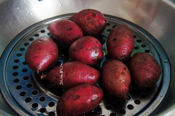 蒸紫薯的做法-甜味蒸菜譜