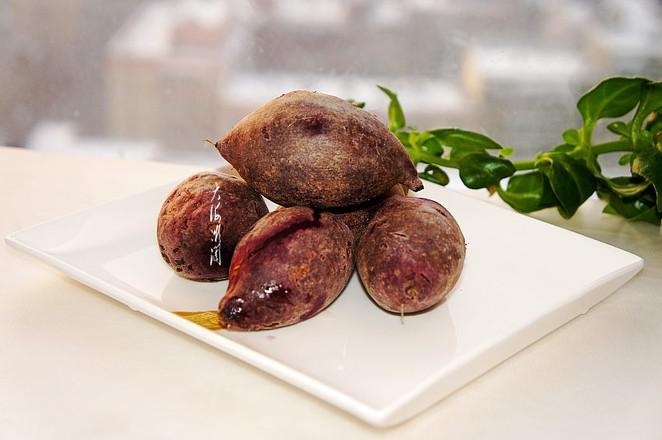 蒸紫薯的做法-甜味蒸菜譜
