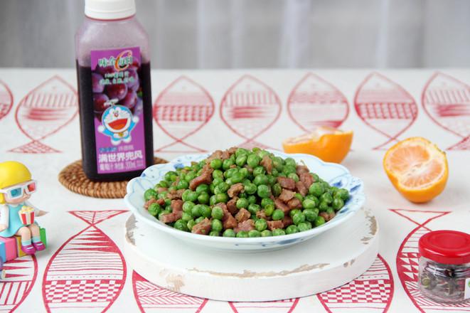 香腸炒豌豆的做法-家常味炒菜譜