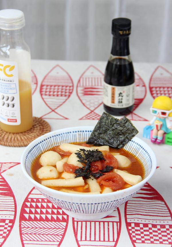 番茄魚丸湯年糕的做法-家常味煮菜譜