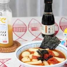 番茄魚丸湯年糕的做法-家常味煮菜譜