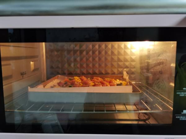 西藍花玉米烤雞胸肉的做法-咸鮮味烤菜譜