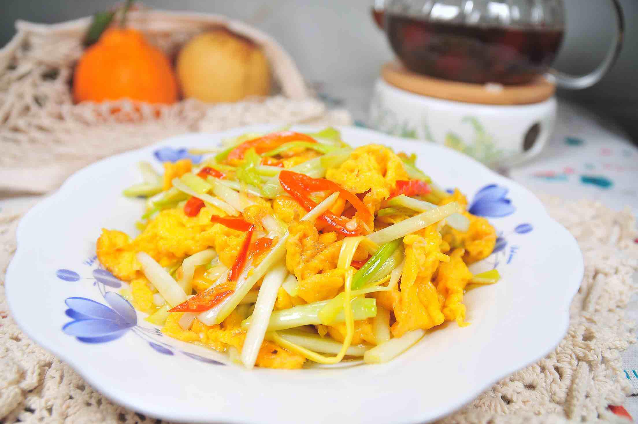 蒜黃炒雞蛋的做法-家常味炒菜譜