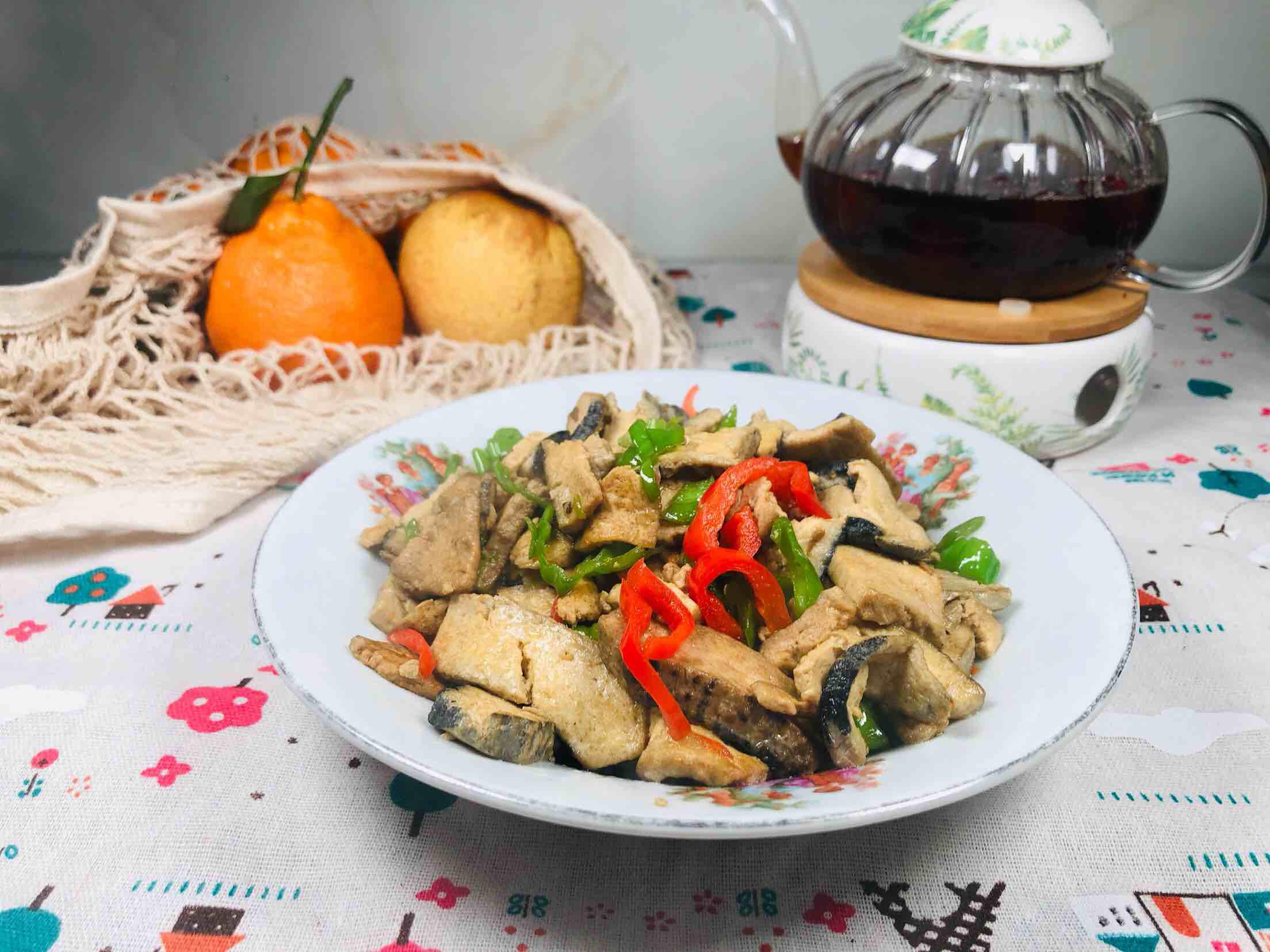 雙椒臭豆腐的做法-家常味炒菜譜