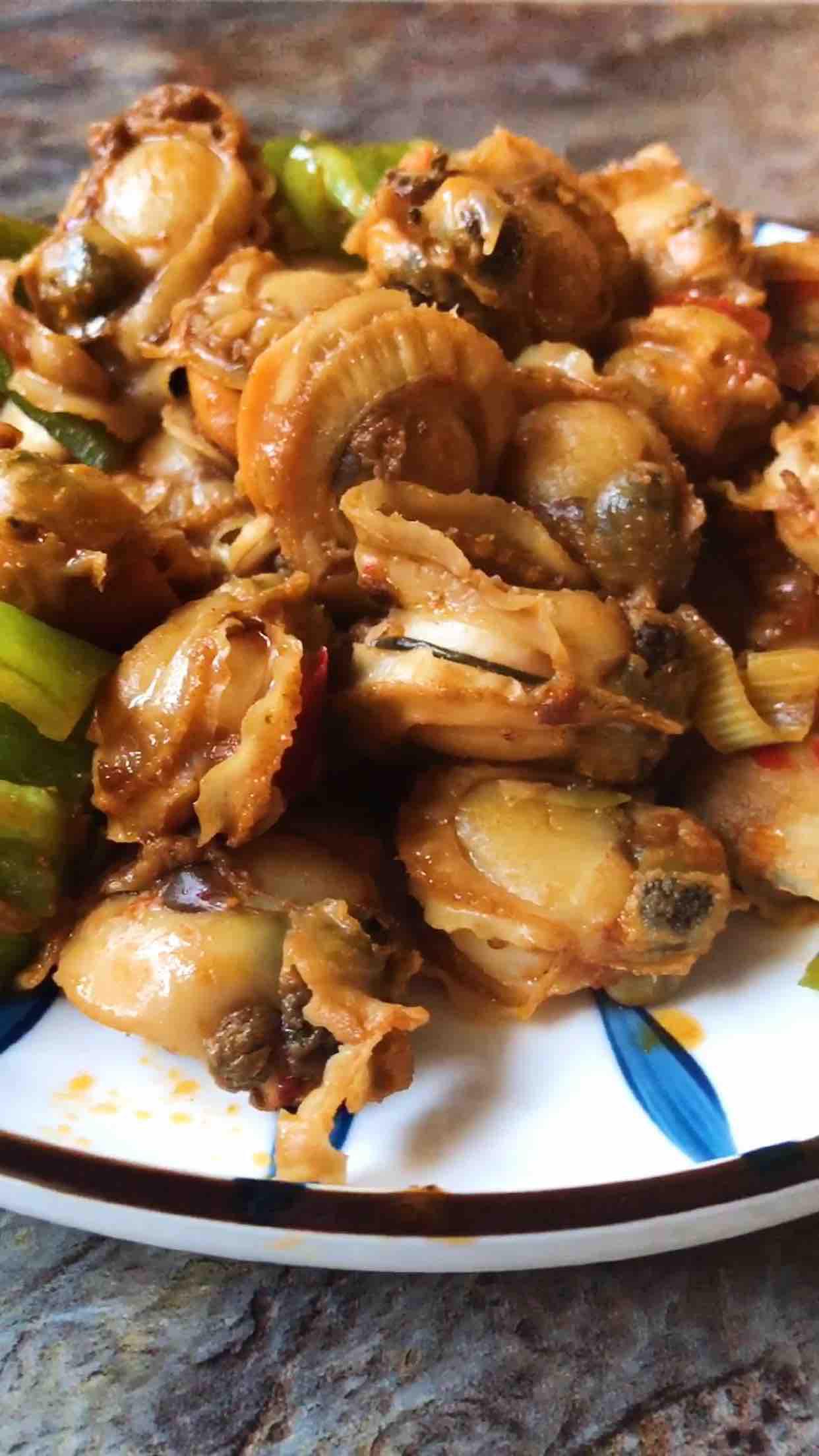 香辣扇貝肉的做法-咸鮮味炒菜譜