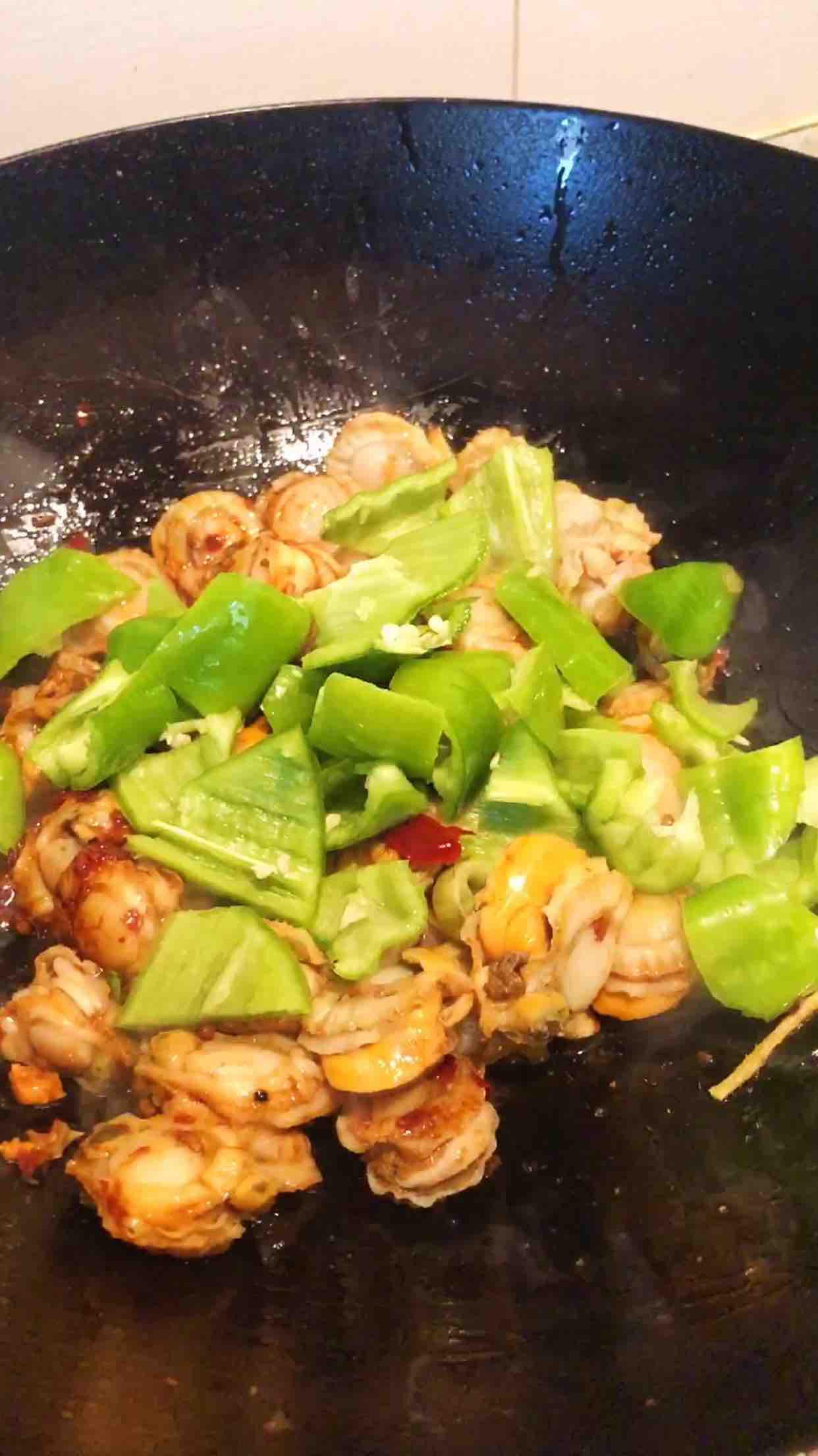 香辣扇貝肉的做法-咸鮮味炒菜譜