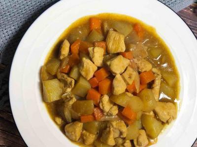 好吃又下飯的咖喱雞丁的做法-咖喱味炒菜譜