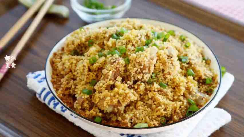 小米蒸排骨的做法-家常味蒸菜譜