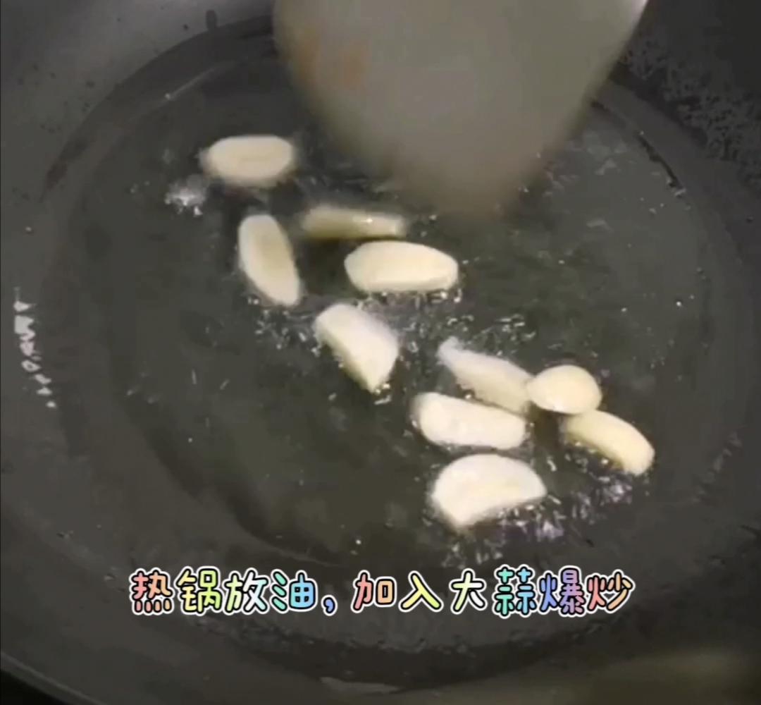 大蒜炒芥蘭的做法-家常味炒菜譜