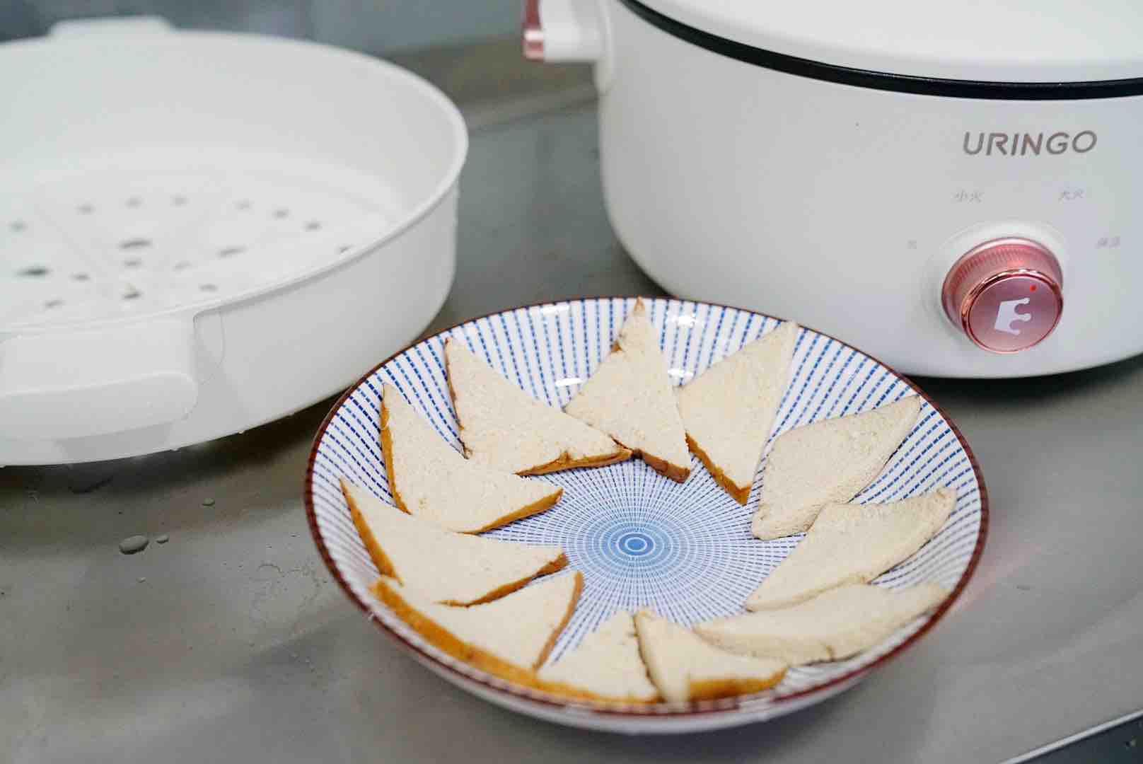 香干子蒸臘腸的做法-家常味蒸菜譜