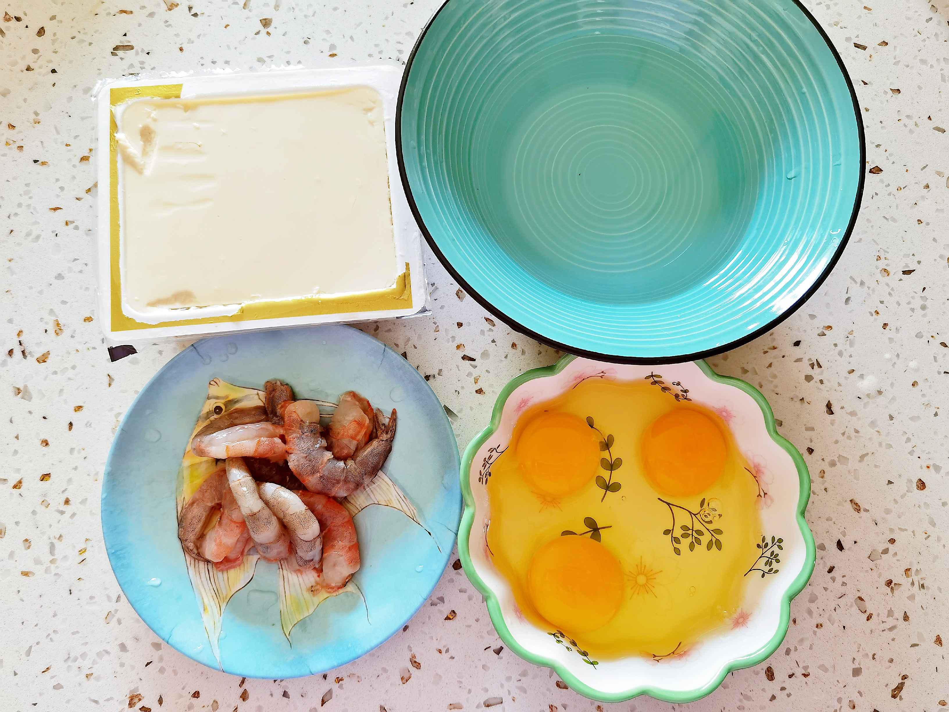 不用蓋保鮮膜的蝦仁豆腐雞蛋糕，Q彈嫩滑超鮮美的做法-咸鮮味蒸菜譜