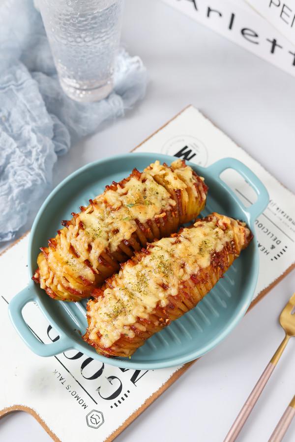 培根風琴土豆的做法-家常味烤菜譜