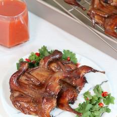 烤鵪鶉的做法-蒜香味烤菜譜