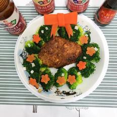 圣誕花環(huán)雞扒的做法-香辣味煎菜譜