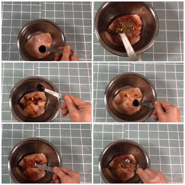 圣誕花環(huán)雞扒的做法-香辣味煎菜譜