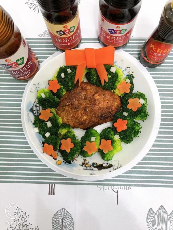 圣誕花環(huán)雞扒的做法-香辣味煎菜譜