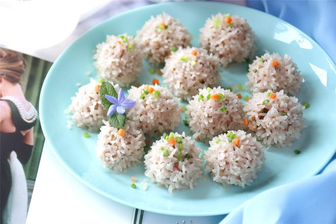 一口一個肉丸子，孩子都不挑食了的做法-家常味蒸菜譜