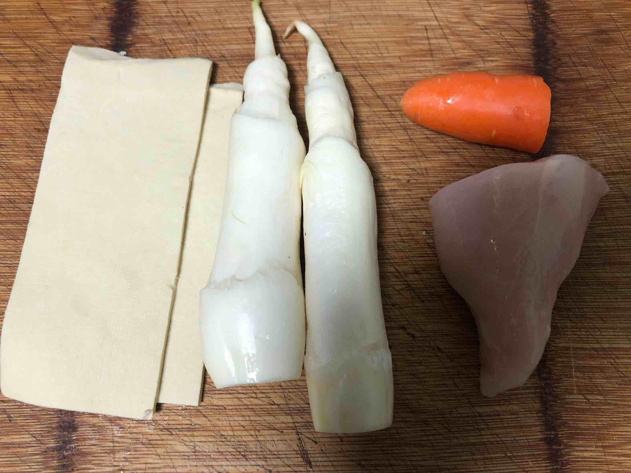 茭瓜炒雞絲的做法-家常味炒菜譜