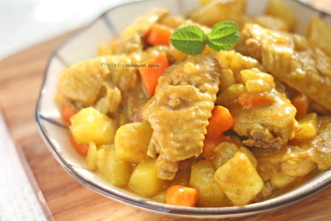 廚房小白也能輕松get的咖喱雞翅的做法-咖喱味炒菜譜