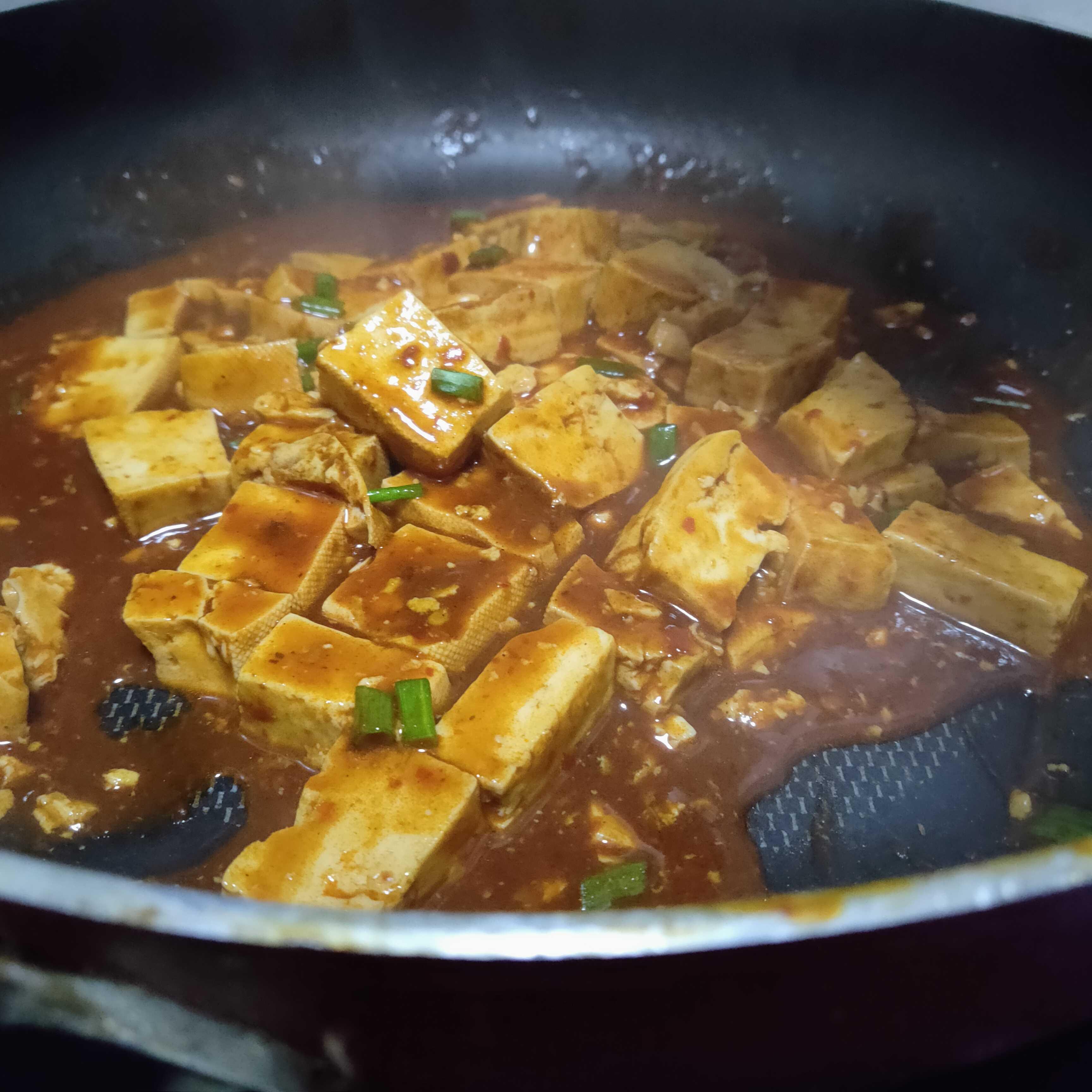 麻婆豆腐的做法-家常味炒菜譜