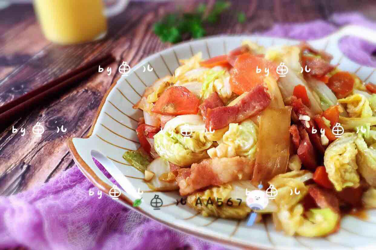 培根炒胡蘿卜白菜的做法-家常味炒菜譜-易網健康養生網 培根炒胡蘿卜白菜的做法-家常味炒菜譜