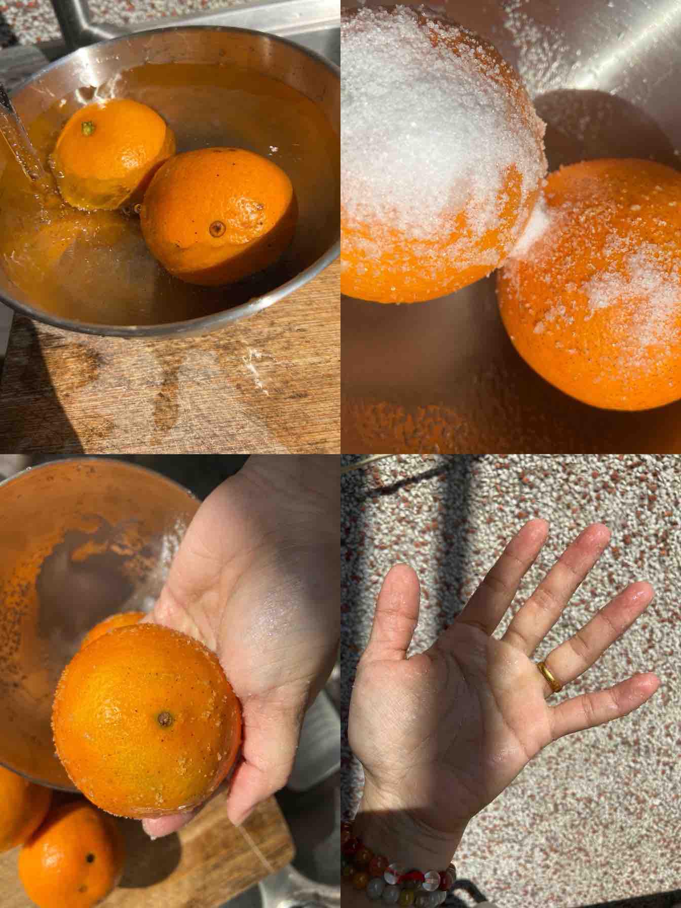 天冷，水果要熱著吃——鹽蒸橙子&糖水橘子的做法-甜味蒸菜譜