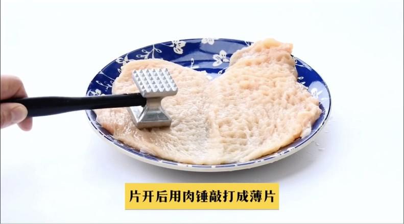 #冬至大如年#香煎雞脯的做法-咸鮮味煎菜譜